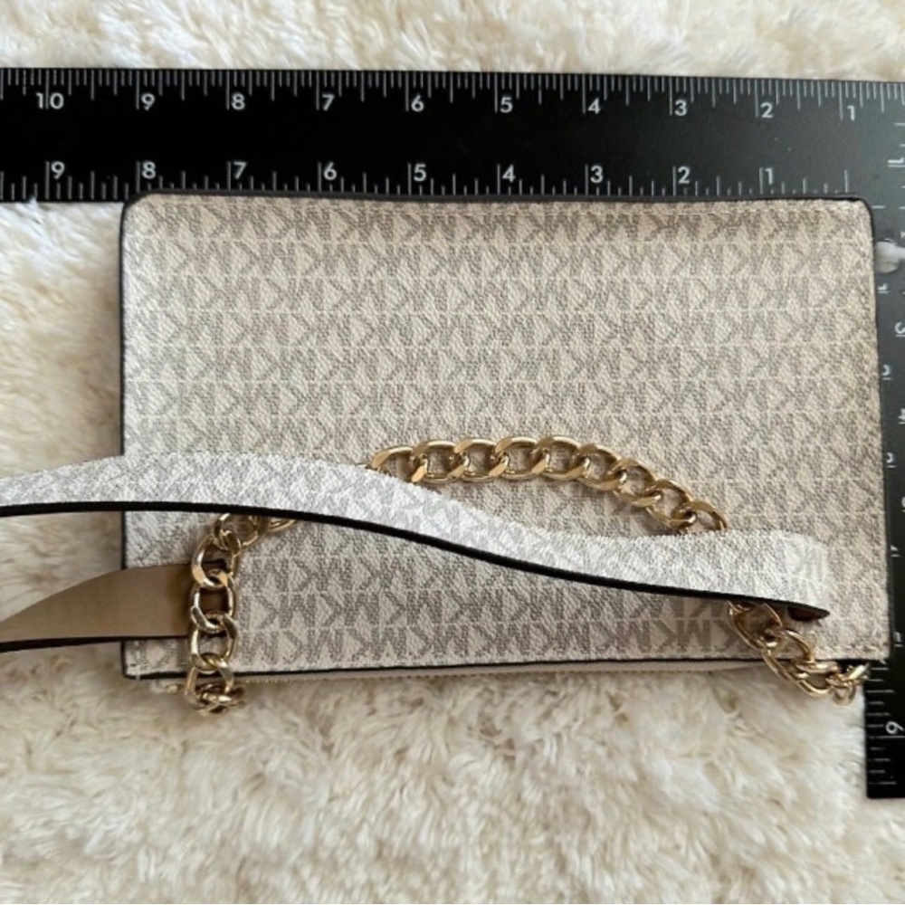 Michael Kors Pouch Belt w/Attachable Gold Chain New Designer - Picture 6 of 8
